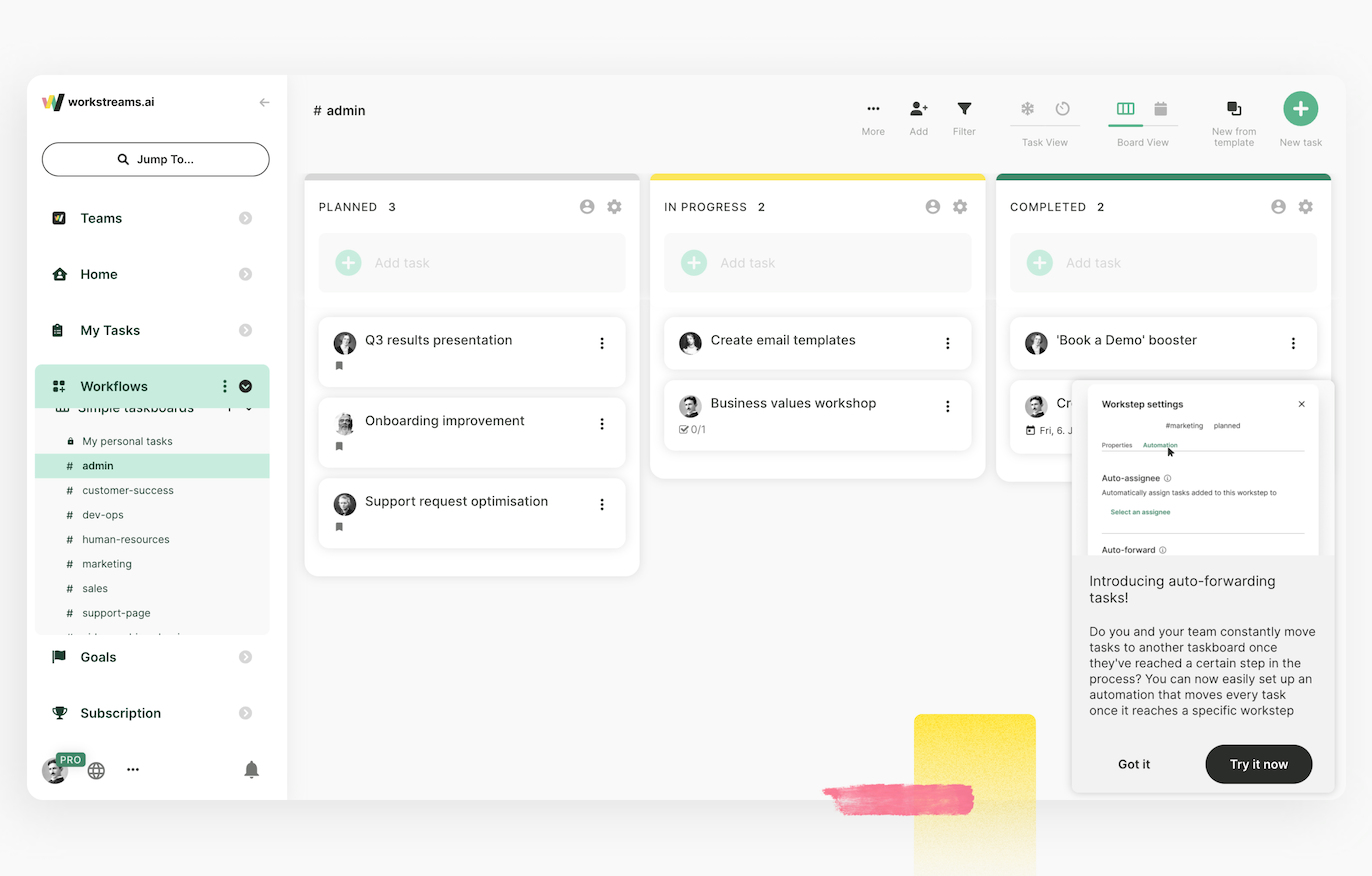 Workstreams ai best smartsheet alternative